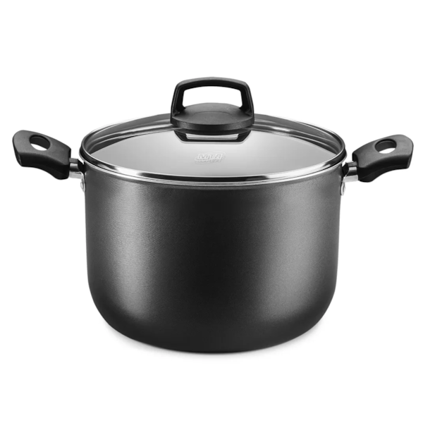 Caldeirão Supra Cristal Superflon em Alumínio 22cm 5,5L Grafite 8868 MTA-412e1687-4aba-4eee-84cb-cd920e1ee18b