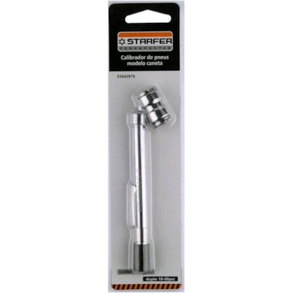 Calibrador de Pneu 10/50 PSI c/ Bico Duplo Starfer-4b16d9f8-27ec-439b-ab8a-aaad54d95066