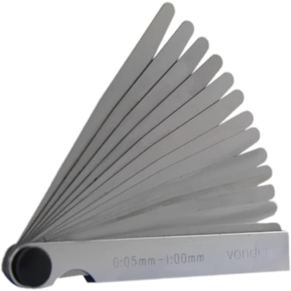 Calibre de Folga 0,05mm a 1mm 13 Lâminas Vonder-ee288d43-0bb6-487a-bd75-ebc0c18f0a44