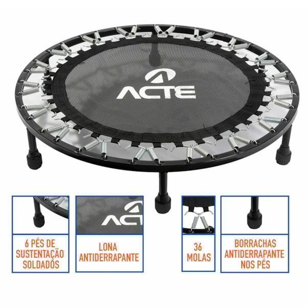 Cama Elástica Jump 36 Molas Trampolim Profissional E9 Acte Sports-eadab4d4-43b7-43e4-a412-30a60305e577