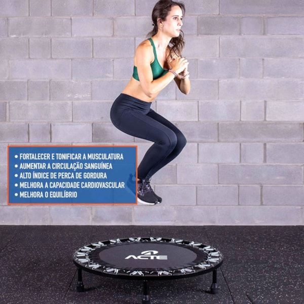 Cama Elástica Jump 36 Molas Trampolim Profissional E9 Acte Sports-009d111e-bf50-429f-8fe8-66ea61a490cc