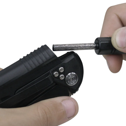 Canivete Tático Tipo Reto Inox com Pederneira e Apito Camping 320430 Nautika-44079a7e-a313-4561-bcb9-25e1da068721