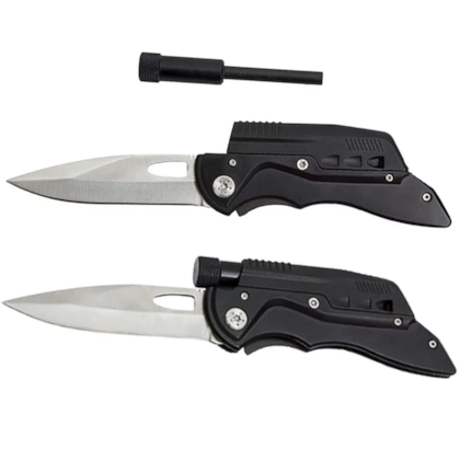 Canivete Tático Tipo Reto Inox com Pederneira e Apito Camping 320430 Nautika-329ec09a-968a-4ccc-a02e-519fcaa8dfa8