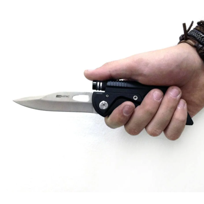 Canivete Tático Tipo Reto Inox com Pederneira e Apito Camping 320430 Nautika-5230f608-8268-4497-8939-e2d05c527a19