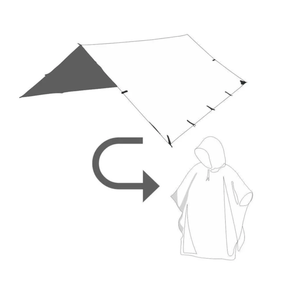 Capa de Chuva Poncho Kokan Transforma em Lona de Camping 744055 Azteq-48d0280b-64c7-48d9-abe7-f3f291e0e36e