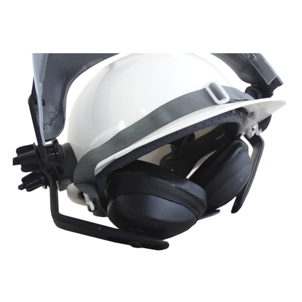 Capacete Branco Acoplado Com Protetor Facial E Abafador Ledan-d6149456-57bb-44b6-8a6b-6653325b7c9c
