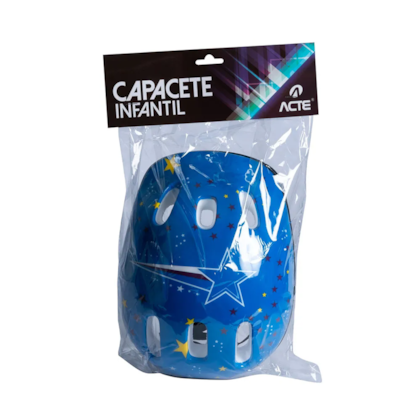 Capacete De Ciclismo Infantil Azul A60-AZ Acte Sport -883a3ed6-16d2-4310-8809-413d372b7d11