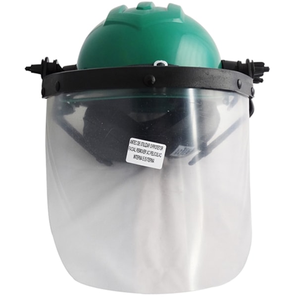 Capacete Verde Acoplado Com Protetor Facial E Abafador Ledan-337bd3a7-25d4-440c-a59d-222227af6c80