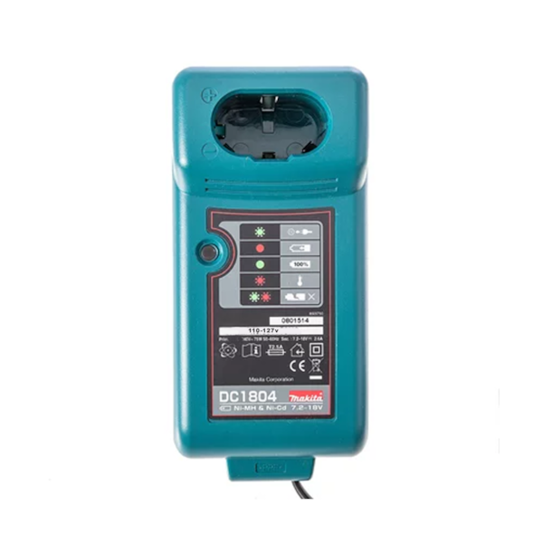 Carregador de Bateria DC1804 7,2V / 18V 110V 193832-3 Makita-c1ade05c-122e-4587-bd3b-c0ad4f023d2c