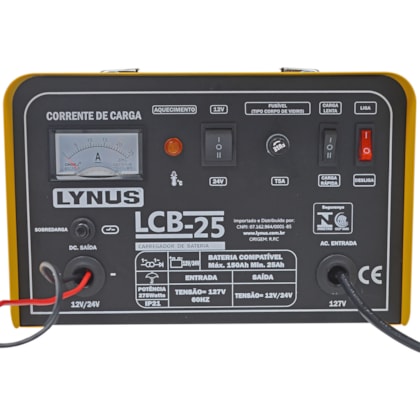 Carregador de Bateria Portátil 25A 12/24v LCB-25 Lynus-63f626d7-5e7a-45be-bbd1-5c900ddddc4d