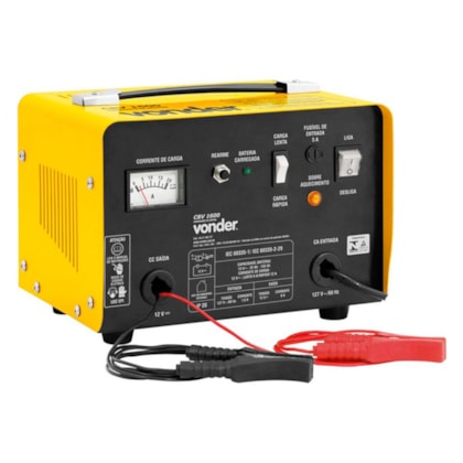 Carregador de Bateria Rápido e Lento 12v CBV 1600 Vonder