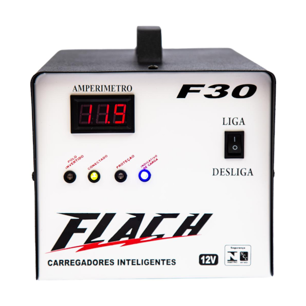 Carregador Inteligente 30A com Auxiliar de Bateria na Partida 30A 12V F30 Flach-3082cd7d-8512-4080-996d-40f77724881d