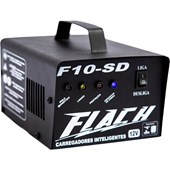 Carregador Inteligente de Bateria Portátil Com Auxiliar de Partida 10A F10-SD Flach