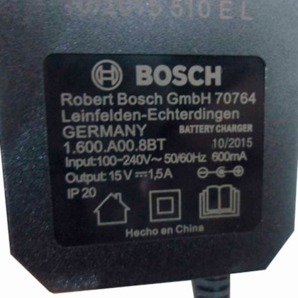 Carregador Parafusadeira GSR 1000 Smart 15v Bosch/2019-30f51024-8503-4619-a472-e866c7e5e880