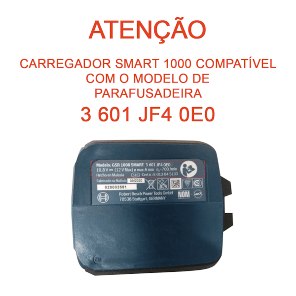 Carregador Parafusadeira GSR 1000 Smart 15v Bosch/2019-be617915-1206-423a-ae42-ce9529eb6549