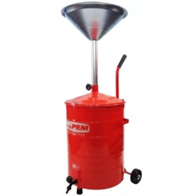 Carrinho Coletor De Óleo De 50 Litros  P/ Trocar Óleo Automotivo  Metalpem