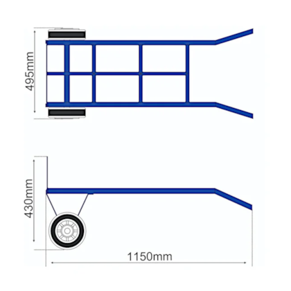 Carrinho de Carga 180Kg Com Rodas Maciças CCM180 Fercar-1f71e5d5-d9de-453b-a966-f074a75cb171