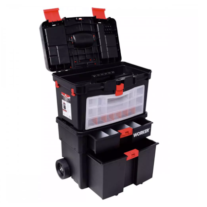Carrinho de Ferramentas com Organizador Frontal e Rodinha 977560 Worker-3c81dac4-22a1-4b26-97d6-47c1a4d81b57