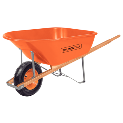 Carrinho de Mão Caçamba Extrafunda Laranja 110 L Tramontina-09eafa90-34b2-4ec7-9405-6959407e927d