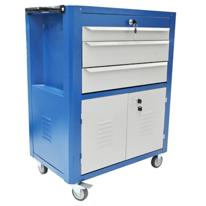 Carrinho de Mecânico Fechado com 3 Gaveta C06 Fercar-7441e653-4db1-4c5a-8f23-89b8116ff87e