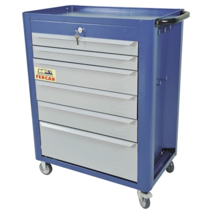 Carrinho de Mecânico Fechado com 6 Gavetas C08 Fercar-10a3962a-1ee0-4d4f-9c57-95c6ed69b173