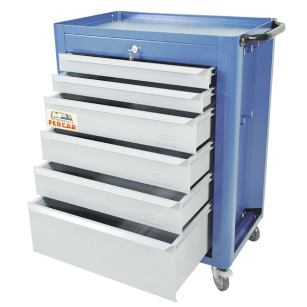 Carrinho de Mecânico Fechado com 6 Gavetas C08 Fercar-78e3ef5c-6d3d-4a8e-8a7d-827b398f89f8