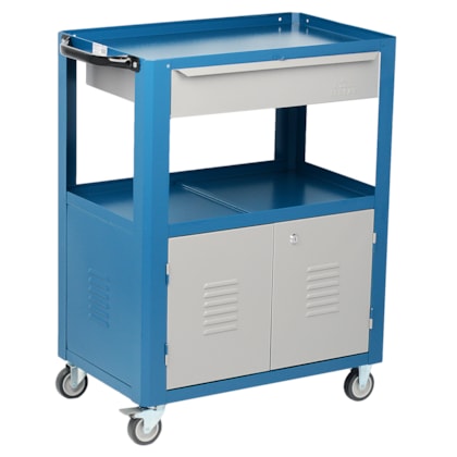 Carrinho de Mecânico Semi Fechado com 1 Gavetas C05 Fercar-87da55cc-16de-4e7b-aa6b-2a061d4f190a