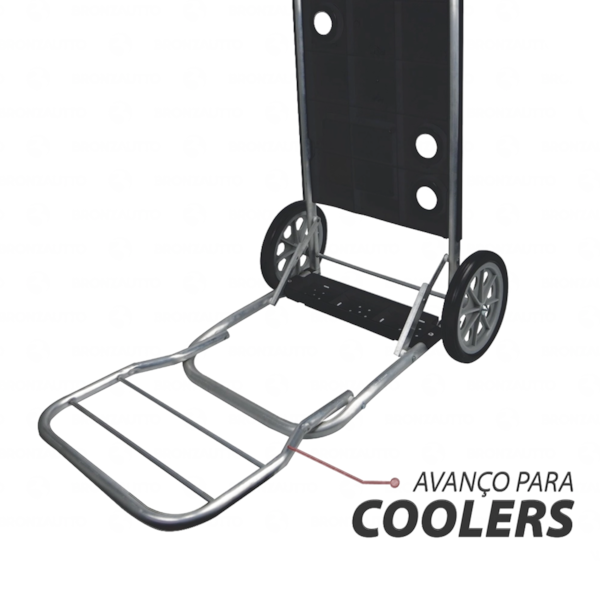 Carrinho De Mesa P/ Praia em Alum. Cor Preto Com Avanço e Bolsa de Utensílios 70449907 Bel-54373b4c-d68c-49a4-a727-38f56f924bea