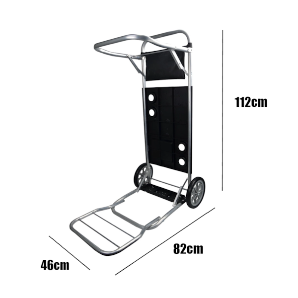 Carrinho De Mesa Para Praia Alumínio Preto Com Avanço e Bolsa de Utensílios 70449907 Bel-3d569189-11f0-4d11-b9ae-236b36095d6d
