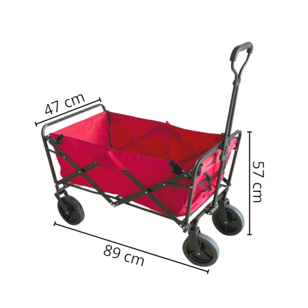 Carrinho de Transporte Dobravel Camping Vermelho IWCDCAVM Importway-973013d5-01a5-48ef-9d39-87625ba78f90