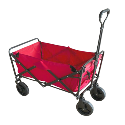 Carrinho de Transporte Dobravel Camping Vermelho IWCDCAVM Importway