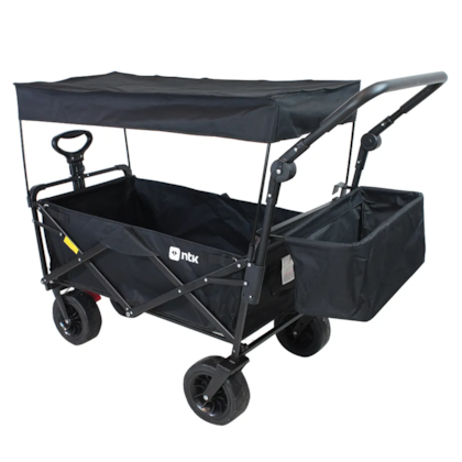 Carrinho De Transporte Montclair Camping 80kg Em Aço e Poliéster Preto 303210 Nautika-c9526420-9465-4c5a-9fd6-33e05f6dab87