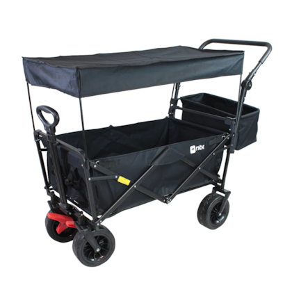 Carrinho De Transporte Montclair Camping 80kg Em Aço e Poliéster Preto 303210 Nautika-9973e614-d6bc-49b7-97ee-4b8b3d4eccc4