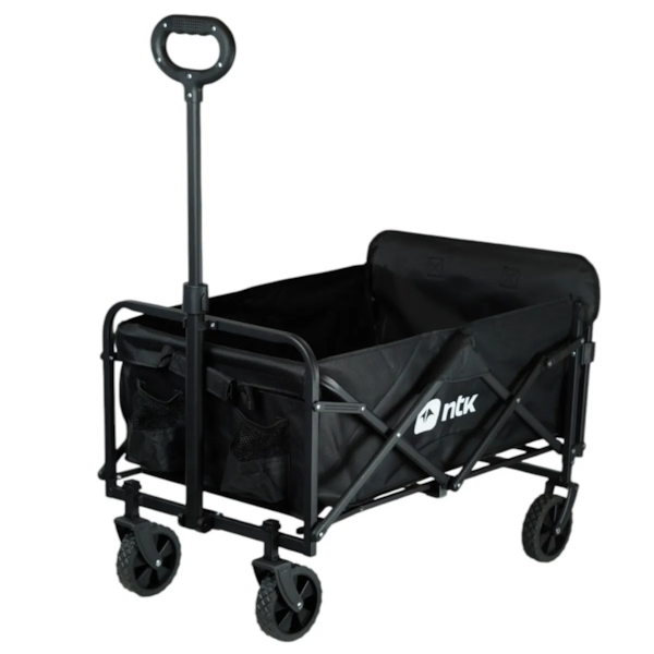  Carrinho de Transporte P Dobrável Camping 80Kg Em Aço e Poliéster Preto 303202 Nautika-13a4b856-8d0b-4802-bcf9-8cc296cdbc5e