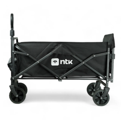 Carrinho de Transporte P Dobrável Camping 80Kg Em Aço e Poliéster Preto 303202 Nautika-87bca667-5e5f-4e56-a711-3b341fe3360a