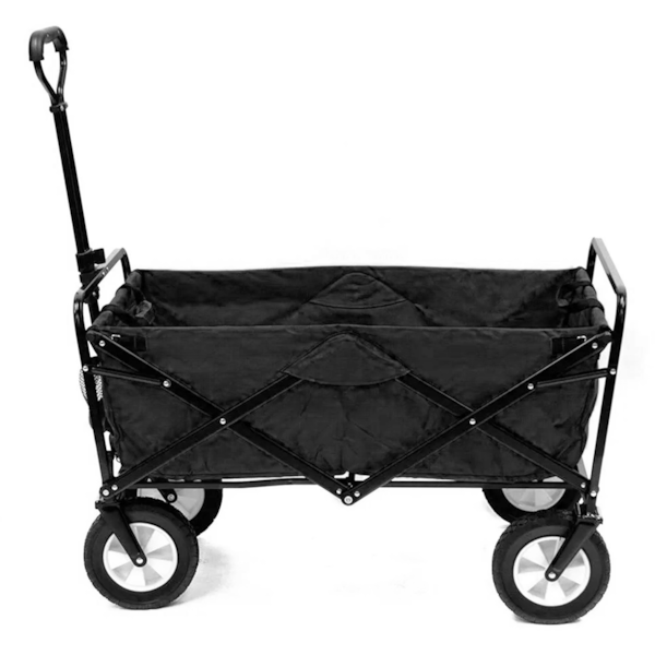 Carrinho de Transporte Wagon Dobrável Camping 68kg em Aço e Poliéster Preto 303200 Nautika-8baca62d-dff1-475c-8c42-e79286d2565d