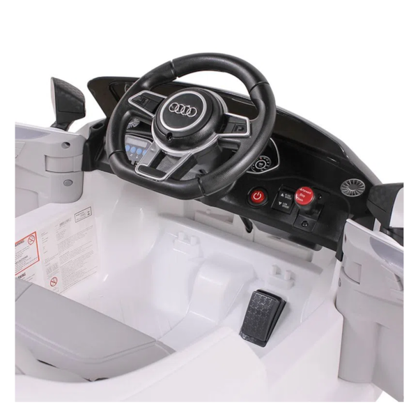 Carrinho Elétrico Audi TT RS 12V Branco 921701 Belfix -b2e6da5e-f145-46be-b83e-3488220a0c39