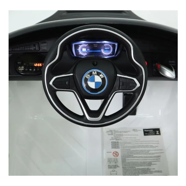 Carrinho Elétrico Infantil BMW I8 12V Branco 927901 Belfix-76b53666-f9b1-4d5a-a6ba-3c3d418bef86