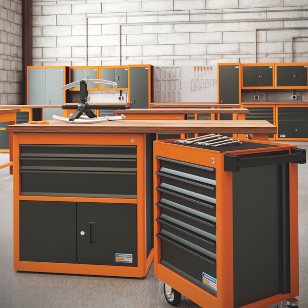 Carrinho fechado para Ferramentas 8 Gavetas 44950/717 115 Peças Tramontina PRO-3d75a995-03bd-4df1-855c-e1c12909d904