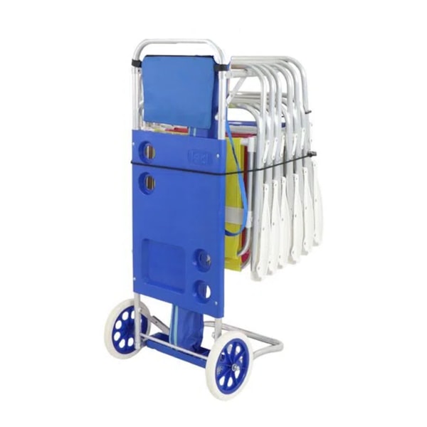 Carrinho Mesa de Praia em Alumínio C/ Bolsa 70440007 Bel-314bc1a8-92b4-47b7-b96c-61f210e70d97