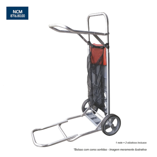 Carrinho Mesa de Praia em Alumínio com Acessórios e Avanço CAR0660 Botafogo-fd09fc3b-e87e-4f70-a908-6a4360c86771