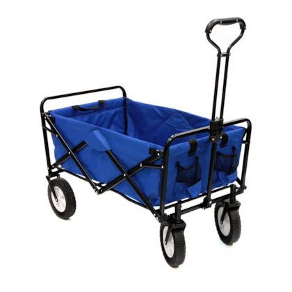 Carrinho Wagon Dobrável Azul Capacidade 80 kg 303200 Nautika