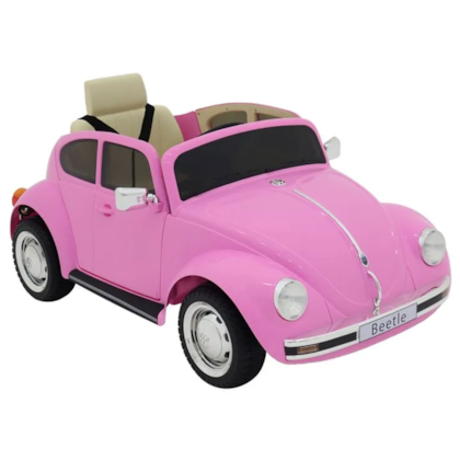 Carro Elétrico Beetle 12V Infantil Rosa 914010 Bel 