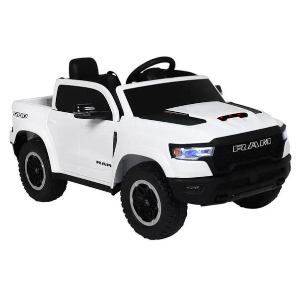 Carro Elétrico Branca Infantil Dodge RAM 12V 946101 BelFix-91996f74-517d-4202-ad71-db94bd00a2fb