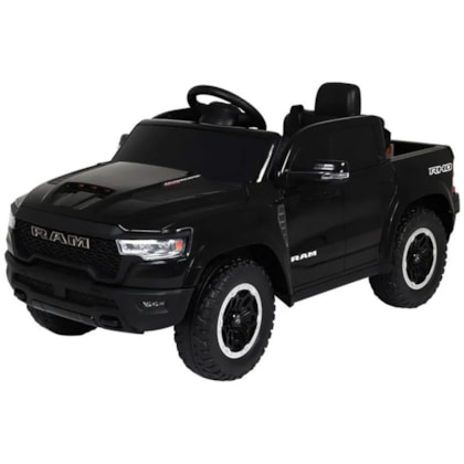 Carro Elétrico Infantil Dodge Ram Preta 12V 946107 BELFIX -5aecdfc3-31db-484f-a8b8-31c61efabed0