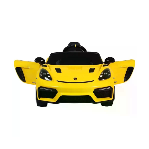 Carro Elétrico Infantil Porshe Spyder Amarelo 718RS 12V 946605 BELFIX -6af1f710-7ab0-4a8f-9d6e-26263e55a82a