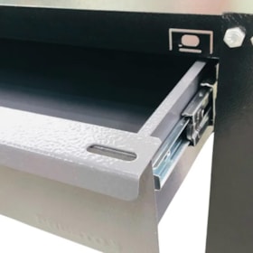 Carro Oficina Aberto Desmontável Preto 1 Gaveta NC-1 Nocram