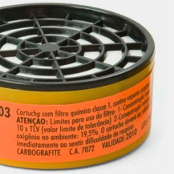 Cartucho com Filtro RC 203 para Máscaras CG 306 Carbografite-f5af17a0-dd3e-41d2-948f-6c58769e01c0