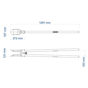 Cavadeira Articulada com Cabo 110cm 77559/524 Tramontina
