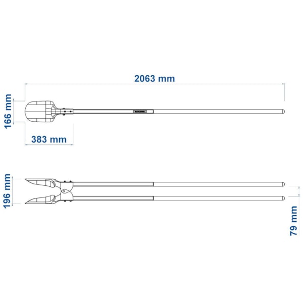 Cavadeira Articulada com Cabo 180cm Tramontina-6930deea-2e65-41b9-a347-617a8d199994